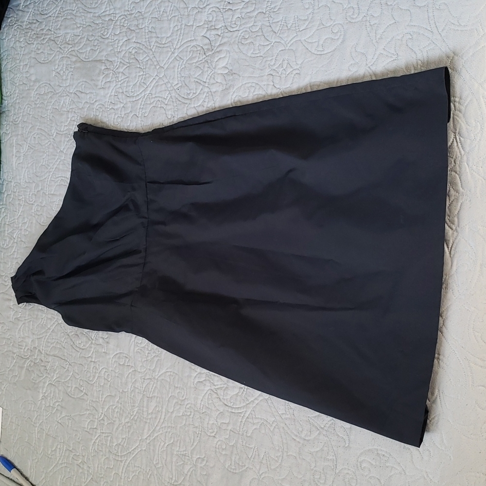Navy Blue One Shoulder Dress by J Crew Size 2